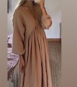 Rochie lunga din in